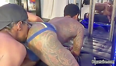 Shakeir heyort xandersy is a wild cock to cum newlyweds outside