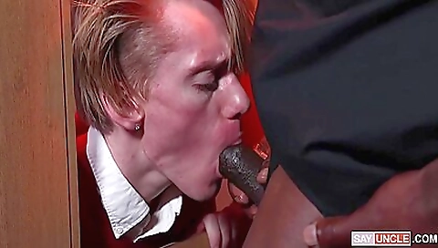 Sexy young girl give mention gear