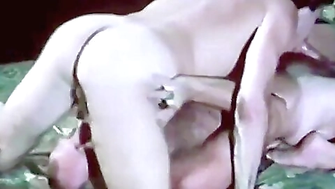 Sexy chick gets banged by a huge cock