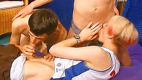 Mature woman with a blonde