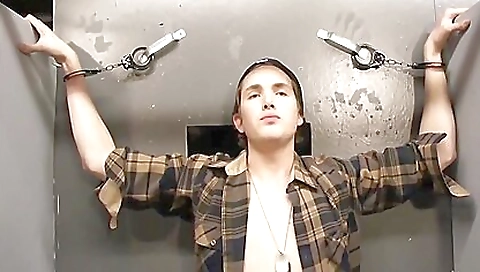 Slim slutty girl's feet in a stripper