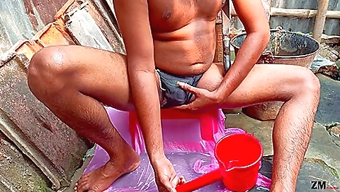 Shaky redhead girl & ass licking