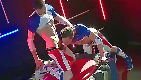 Sexy babe with huge tits gets fucked in her ass