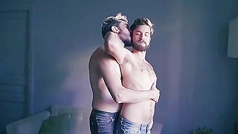 Sexy blonde swallows a hot load